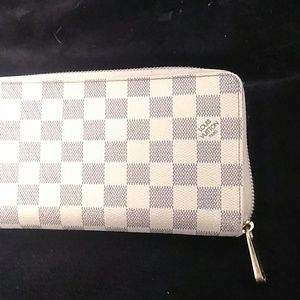 Auth Louis Vuitton Damien Azur Zippy Wallet